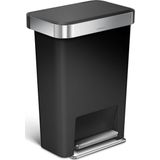 Simplehuman - Prullenbak Liner Pocket Kunststof 45 liter - Kunststof - Zwart