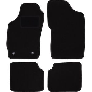 Zwarte veloursmatten voor: Peugeot 309 liftback (1985-1993)