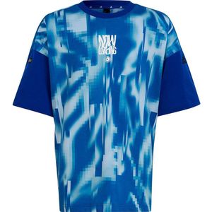 Adidas Arkd3 T-shirt Met Korte Mouwen Blauw 11-12 Years Meisje