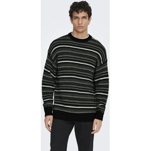 ONLY&SONS - ONSROY RLX LS CREW KNIT - Heren - Gebreide truien