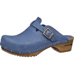 Sanita Wood-Kristel Open BLAUW - Maat 41
