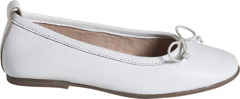 Leren Ballerina's - Wit - Meisjesballerina's