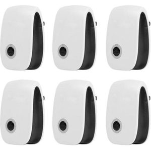 Home & Marker - Ongedierte Verjager Met Ultrasone - Ultrasone Verjagers - Muizenverjager - Pest Repeller - Marterverjager - 6 Stuks - BUGBUSTER