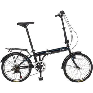 wheelerz Vouwfiets 20 Inch - 6 Speed Shimano - Zwart