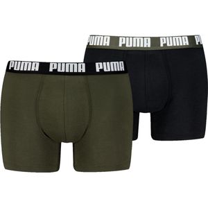 Puma Boxershorts Everyday Basic - 2 pack - Forest Night - Maat S
