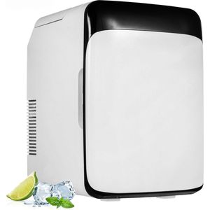 Minibar - Minibar koelkast - Mini koelkast - Koelkast - Makkelijk mee te nemen - Warm & koel functie - 10L - Geschikt voor cosmetica - Zwart