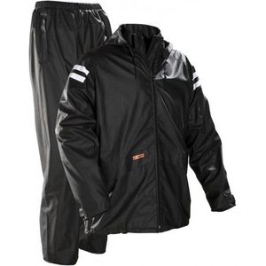 Jobman 6535 Rainsuit 65653558 - Zwart - XS