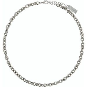 Behave Zilver-kleurig lengte collier anker schakel