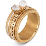 iXXXi - Vulring Silence R03912 - Goudkleurig - 1mm - Edelstaal