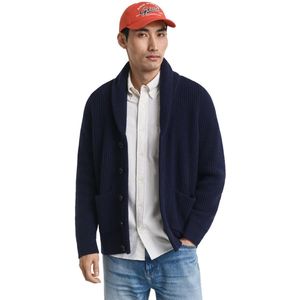 Gant vest donkerblauw