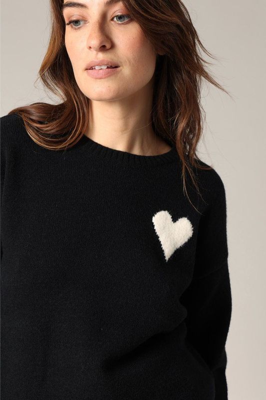 Deeluxe - Adonis - Gebreide Trui - Zwart