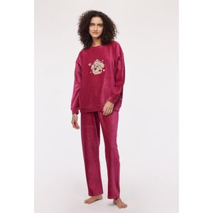 Pyjama Meisjes Woody Vlindermouw Labradoodle - Framboos maat 116