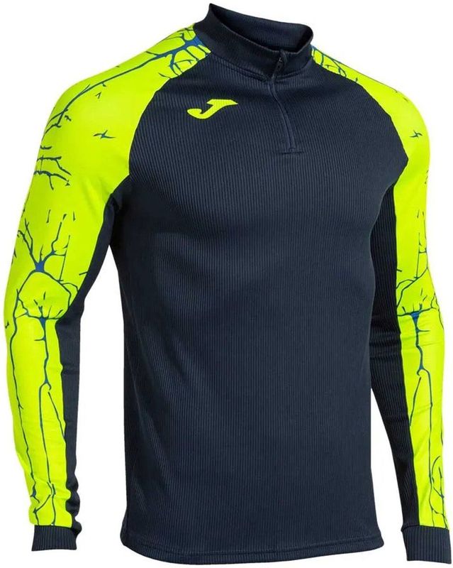 Joma Elite Ix Sweatshirt Met Halve Rits Blauw 9-10 Years Jongens