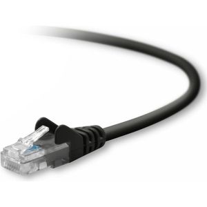 BELKIN 2M BLACK CAT5E SNAGLESS PATCH CABLE