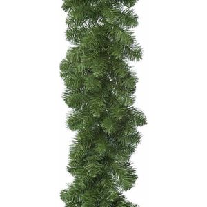 5x Kerstversiering dennen takken slinger 270 cm Imperial Pine - dennenslingers