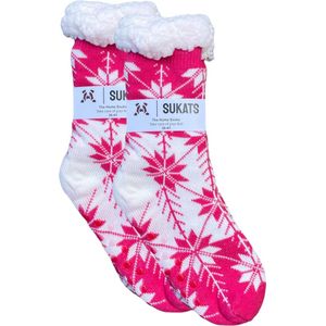 Sukats® Huissokken - Homesocks - Maat 41-46 - Anti-Slip - Fluffy Sokken - Huissokken Heren - Slofsokken - Variant 104 - Meerdere Maten en Varianten