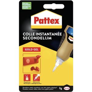Pattex - Gold Gel - Secondelijm - 3 gram - 12 stuks