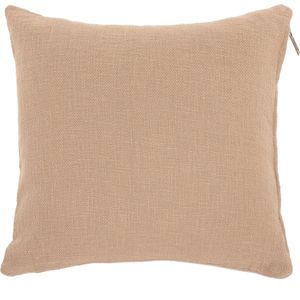 Tiseco - Kussen (gevuld) COTTON SLUB - met rits - 60x60 cm - Zand