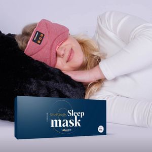 Slowwave - Premium Bluetooth Slaapmasker - Rose Quartz Edition - 100% Verduisterend - Met Binaural Beats
