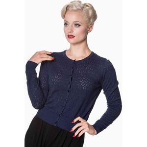 Dancing Days - WATCH OUT Cardigan - 4XL - Blauw