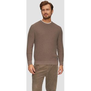 Gebreide Trui - Effen - Knitwear - Lange Mouw - Normale Pasvorm
