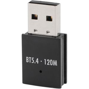 USB Bluetooth-adapter voor Pc, Bluetooth 5.4 Dongle-ontvanger met Dubbele Modus, Ingebouwd Antennesignaal, Draadloze Bluetooth-ontvangeradapter voor 10, 8.1