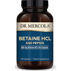 Dr. Mercola - Betaine HCL and Pepsin - 90 capsules