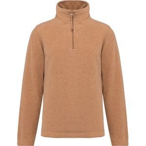 Pullover/Cardigan Heren XS Kariban Lange mouw Camel Heather 100% Polyester