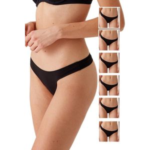 Viuma v203126 String - Katoen Brief Ondergoed – Comfortabel - Set van 6