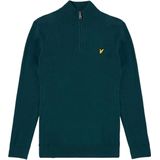 Lyle & Scott katoenen 1/4 ritstrui - blauw
