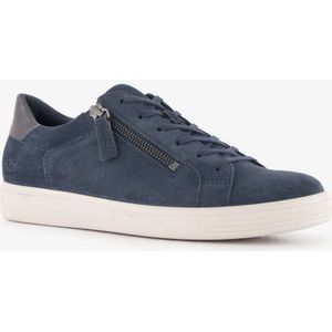 ECCO Classic leren dames sneakers blauw - Maat 36 - Uitneembare zool
