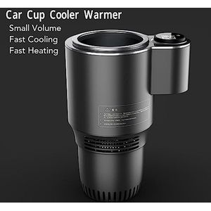 Autobekerkoeler/warmer, draagbaar, intelligent, verwarmend, koelend, perfecte bekerhouder, 12V, snel koelend