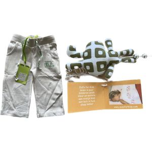 Setje - Billy Lilly - Babykleding - Legging - Wit - Jongens + Boxmobiel - groen 2