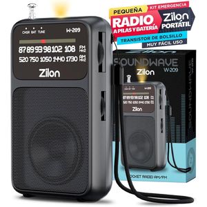 Kleine analoge mini-radio met uitstekende ontvangst en gebruiksvriendelijk ontwerp