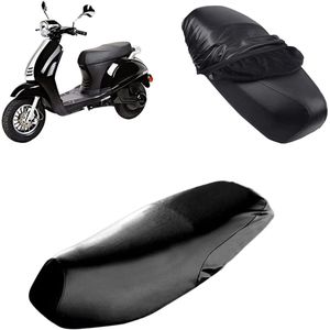 Allecto plus - Universele Motorfiets Stoelhoes - PU Zwart Waterdicht Regenbestendig - Voor Scooter en Motorfiets