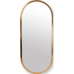 vtwonen Ovale Spiegel - Ovaal - Goud - 50 x 20 cm