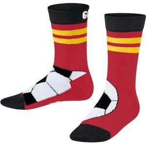 FALKE Active Soccer dun ademend katoen functioneel materiaal sokken kinderen rood - maat 39-42