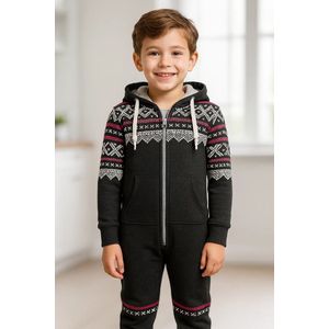 JC Blue - Aztec - Zwarte Onesie - Kinderen