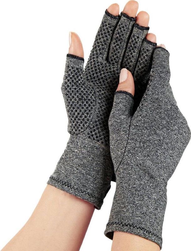 Pro Orthic - Reuma Handschoenen - Grijs - Antislip