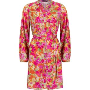 Ydence Dress Loa Fuchsia/green Flower M