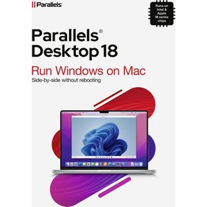 Parallels Desktop 18 Agnostic - Windows op Mac Systeem - 1 Jaar - EN/FR/DE Versie - Mac