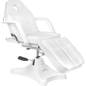 Professionele Behandel Stoel WIT | Tattoo, Visagie, PMU, Beautysalon, Nagelstudio, Make-up | Kruk | Stoel | Workstation | Salon & Studio Inrichting | Tatoeage Studio | Spa | Massage Tafel | Schoonheidssalon Schoonheidsspecialiste | Kapper