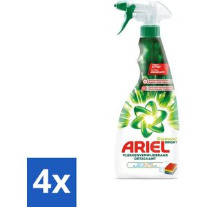 4 x Ariel Diamond Bright - Vloeibare Vlekverwijderaar - Witte en Gekleurde Was - 30 Wasbeurten - Vlekkenverwijderaar - Wasmiddel - Ariel Diamond Bright - Vloeibare Vlekverwijderaar - Witte Was