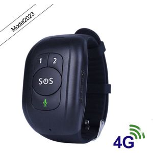 Alarm Horloge Ouderen 4G -Eenvoudige Bediening 2 knoppen-Eenvoudig - Live GPS Locatie - Nederlandse Taal- Gebruiksklaar -Alarmknop - SOS Knop-SOS Button - Waterdicht - Nederlandse taal - Personenalarmering - Géén abonnement