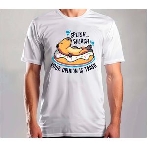 Capy Splish Splash - T Shirt - Funny - Sarcasm - Sarcastic - DarkHumor - Grappig - Sarcasme - Sarcastisch - DrogeHumor