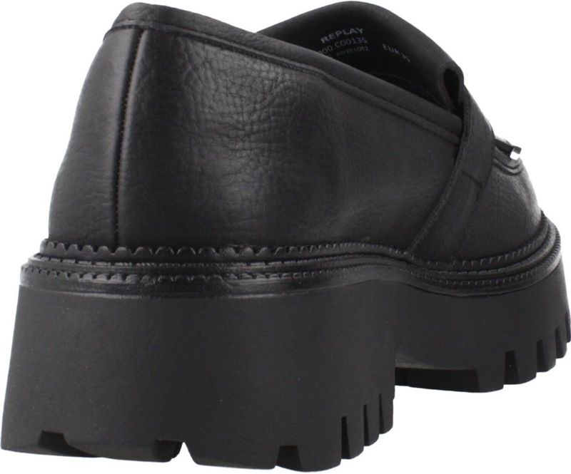 Replay - NUMB FRINGE - Mocassins - Zwart