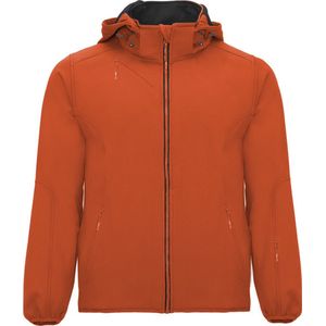 Soft shell jas Oranje / Zwart Siberia merk Roly maat XL