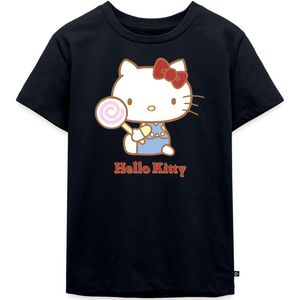 Hello Kitty Met Een Lollipop Premium T Shirt Kinderen