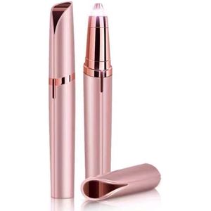 Happy Tears | Wenkbrauw Trimmer & Epileerapparaat dames - Precisietrimmer -Gezichtsontharing -Gezichtsepilator - Epilator - Batterij | Wit