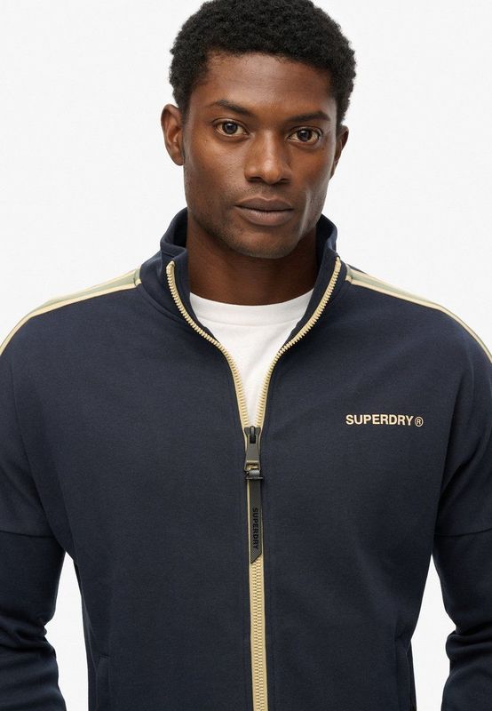 Superdry Tech Cult Loose Fit Sweatshirt Met Rits Zwart S Man